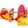 Desi Toys Spinning Tops & Putt Putt Nav Boat Combo (Pack of 2) Classic Indian Lattu, Bhawra | Retro Outdoor, Indoor Floating Ship Toy | Traditional Pop Pop Boat, Water Toy, Nautical Fun for Kids