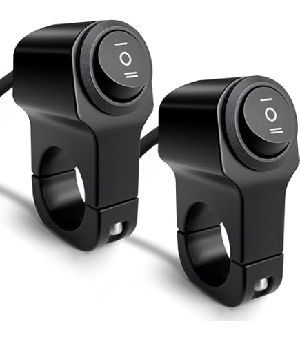 Keenso Universal Lenkerschalter 22mm - 5-in-1 Schalter Für Motorrad Bedienung