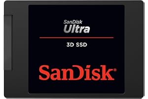 ‎SANDISK SanDisk Ultra 3D SSD 2 TB SSD interne SSD Festplatte (SSD intern 2,5 Zoll, stoßbeständig, 3D NAND-Technologie, n-Cache 2.0-Technologie, 560 MB/s Übertragungsraten) Schwarz