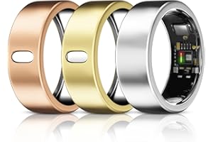 ZOOROO 3 Pack Cover Compatible with Oura Ring Gen 4/Gen 3 Horizon/Heritage/Ultrahuman Ring, Surport Charging with Cover on, Anti-Scratch TPU Protector for Women Men-Silver+Gold+RoseGold-for Size 8