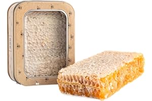 Raw Scottish Heather Honeycomb from The Scottish Bee Company 200g - Raw Honeycomb Naturally Cut Once a Year Direct from the Beehives