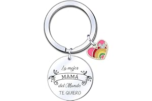 ZYMGUO Regalo Mamá Madre Llavero,Regalo para el día de la madre,Regalo Llavero Cumpleaños para Mamá,Regalo Mamá Cumpleaños,Navidad,día de la madre