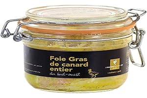 JEMANGE FRANCAIS.COM EPICERIE QUALITATIVE LACULTUREDUGOÛT jemangefrancais Foie Gras de Canard Entier en Conserve 190 g 5/7 parts - IGP Canard à foie gras du Sud-Ouest