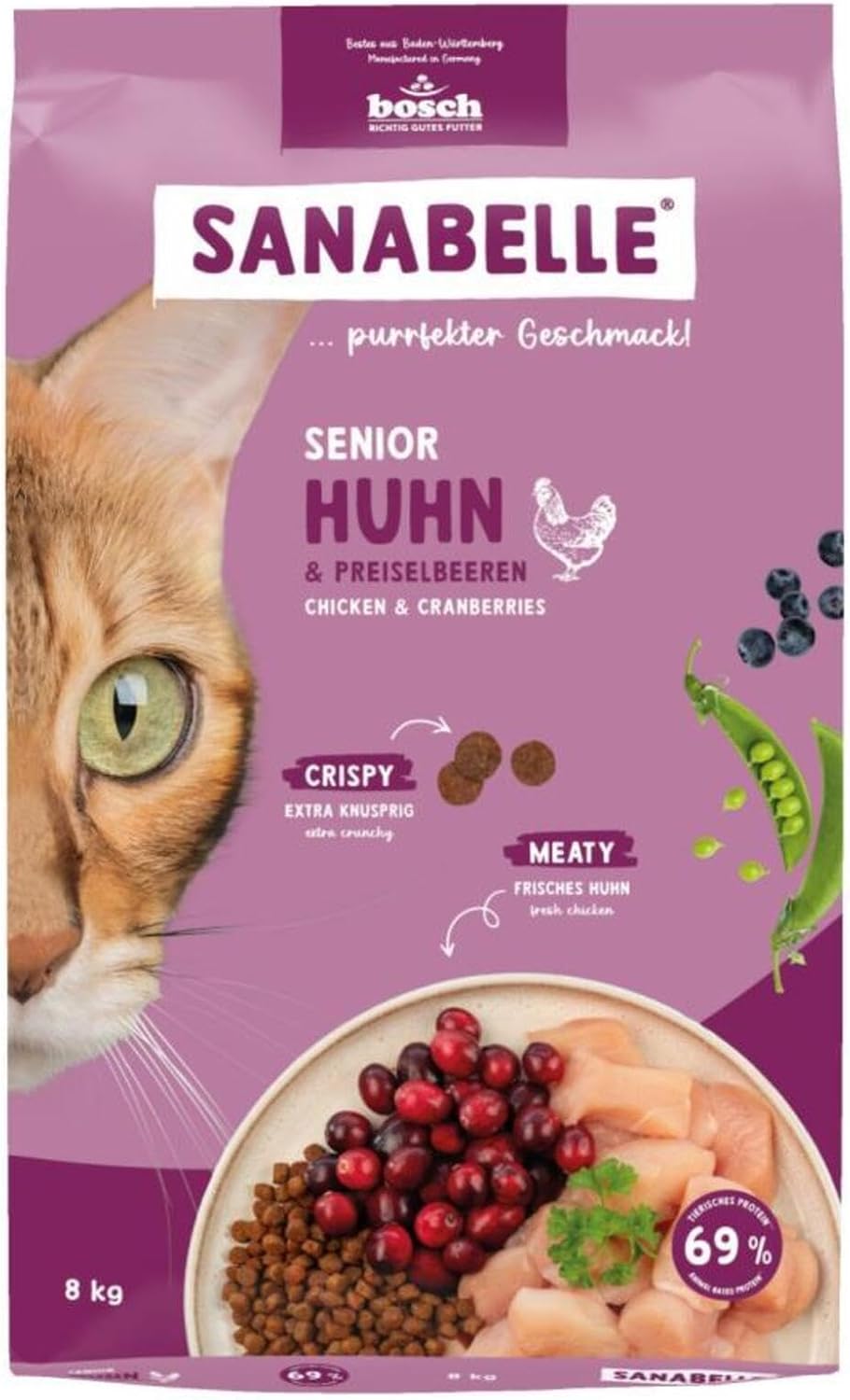 Sanabelle Taze Kümes Hayvanlı Yetişkin Kedi Maması 8 Kg - Görsel 6