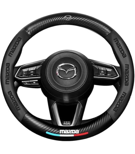 ZAMOUX Couvre Volant Voiture Pour Mazda MX-5 RF ND MX5, 38CM Imperméable Antidérapant Housses Volant Voiture Style Intérieur Accessoires,C