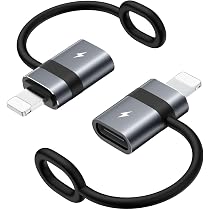Lot De 3 Adaptateurs USB-C Vers Lightning PD 36W - Charge Rapide Pour IPhone 16/15/14/13, IPad, AirPods - Aluminium