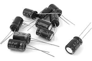 Produktbild 10 St?ck 400V 4.7uF 105C Radial Leiter Elko 8mm x 13mm elpohl?