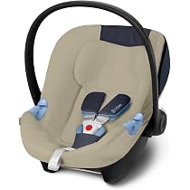 Rivestimento Estivo Per Seggiolino Auto Cybex Sirona S2 E SX2 - Copertura In Cotone E Poliestere, Fresca E Traspirante, Colore Grigio, Lavabile