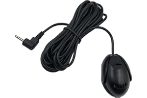 SPTSSWET Microphone Externe de 2,5 mm Voiture Compatible avec Pioneer Microphone pour Unité Principale de Véhicule de Voiture Bluetooth Activé Radio Stéréo Plug and Play