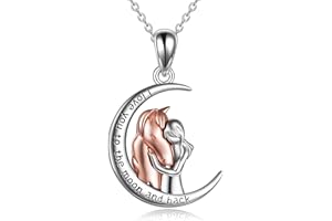 YFN caballo colgante collar joyería de plata de ley 925 niñas abrazan caballo regalo para mujeres niñas