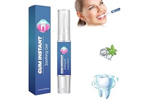 ASHOPFUN DentiZen Gel de thérapie des gencives, gel de traitement instantané des gencives, stylo essence de nettoyage pour blanchiment des dents, détachant les dents, produits de blanchiment instantané des
