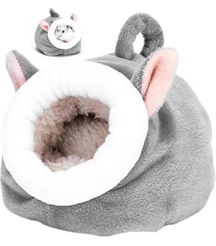 Lettino Per Criceti Carino - Cuccetta Morbida Con Biancheria Rimovibile Per Animaletti Domestici - Foto 4