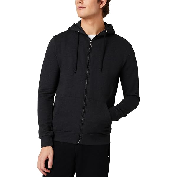 Sweat à Capuche Zippé Pour Homme - Veste De Survêtement Oversize, Plusieurs Poches, Coupe Décontractée