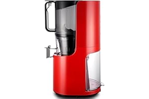Hurom H200 Slow Juicer Cold Pressed Red Easy to Clean All in One Automatic Feeding