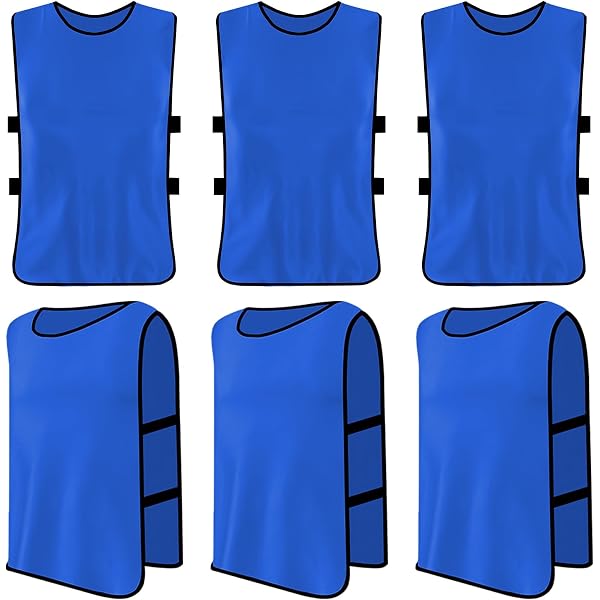 Lot De 12 Gilets De Sport En Maille Polyester – Orange Fluo, Respirants, Confortables – Pour Football, Basket, Entraînements Enfants Et Adultes