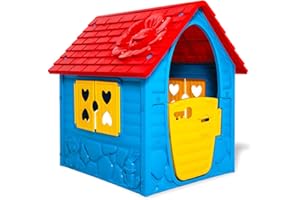 thorberg Kinderspielhaus bunt (Made in EU) Kinderhaus Spielhaus