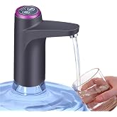 Cozy Blue Su sebili, taşınabilir su şişesi pompası, evrensel 3, 4 ve 5 galon i&ccedil;in, USB elektrikli şarj ve otomatik kapanma an