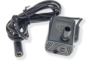 QINZIEN Solar Fountain Pump,Mini Water Pump Replacement,12v DC Pond Pu-mp,Small Pump for Wa-TER Feature,Fish Tank Water P-ump,Powerful and Versatile Submersible W-ater Pu-mp for Aquariums,1.5m