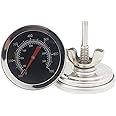 CALANDIS® Pizza Thermometer 50-350°C Oven BBQ Grill Temperature Gauge for Meat Cooking | 1 Bbq Grill Thermometer