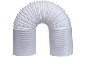 DOSTEAR Portable 6 Inch 150mm Diameter Replacement Long Ac Air Conditioner Conditioning Unit Replacement Tubes Vent Flexible Con Exhaust A/C Universal Aircon Hose Exhaust Extension Duct Clockwise &300cm