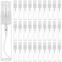 Kesell 20 Mini-Parfümflaschen 5 Ml – Buntes Glas, Sprühkopf, Nachfüllbar, Für Parfüm & ätherische Öle