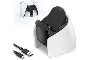 Charging Dock for PS5 Controller, IINE Fast USB Charging Station for PS5 DualSense Edge Controller, PS5 Edge Controller Charging Dock with Charger Indicator and Charging Cable