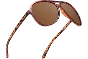 JIM HALO Occhiali da Sole Polarizzati Uomo Donna Occhiali da Guida Oversize in Plastica