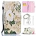 Produktbild für Sony Xperia XA Hülle, Glitter Strass Bling Ledertasche Muster Weich PU Schutzhülle für Sony Xperia XA Flip Cover Wallet Case Tasche Handyhülle mit Lanyard Strap Stand Function Magnetverschluss Etui Schale Credit Card Slots Bookstyle Purse Design Handytasche Lederhülle Schutz Hüllen mit für Sony Xperia XA +Schlüsselanhänger (R) (12)