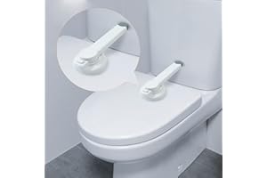 MLRYH Verrou de Toilettede de Sécurité pour Bébé, 2Pack Verrou de Toilette à l'épreuve des Bébés Amélioré Sécurité des Enfants Aucun Outil Nécessaire Installation Facile avec Adhésif 3M.