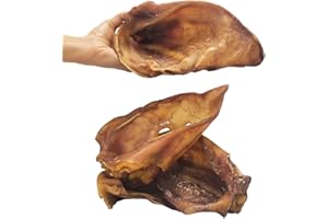 NATURAL TREATS BY PET TREATS WHOLESALE Natural Treats Grade A Pigs' Ears Extra Large (50pcs) 100% Pork Air Dried Natural Dog Treat