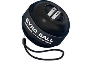 Ezweiji Pelota Giroscópica para Muñeca con Bolsa Original,Fortalecimiento del Brazo Fortalecimiento de la Muñeca para Huesos y Músculos