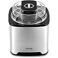 H.Koenig SRB80 Gelatiera Sorbiettiera da 2L. Acciaio Inox, 30-40 minuti per la preparazione del gelato. 30 RPM, 12 W. Autospe