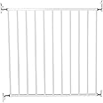 BabyDan No Trip, 72-78.5 cm, Basic Stair Gate/Baby Gate/Safety Gate, Metal, White, Made in Denmark - (Pet Gate/Dog gate)
