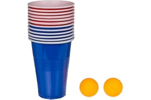 Navoys Beer Pong Balls, Orange Ping Pong Balls, 40mm Ideal for Adult Drinking Games Not suitable for Professional Athletes, Practice, Competition