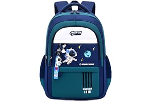 VIDOSCLA Kids Boys School Backpack Elementary Students Book Bag Colorful School Bag for Girls