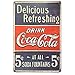 Produktbild ipekoo Coca Cola Bottle Evolution Distressed Retro Vintage Wand Metall blechschild