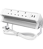 Buy FELLOWES Power Desk 2 Extension Lead With USB – 2 M, White - View #10