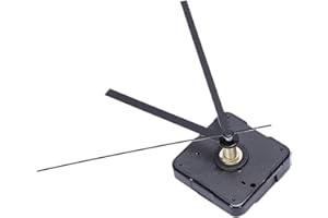 JOUSE Mécanisme de mouvement DIY Kit Mécanisme pour montres Pièces Mur Horloge Quartz Heure Minutes Quartz Horloge Mouvement Décoration, Noir