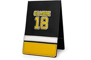 Aliennana Golf Scorecard & Yardage Book Holder Cover Quality Leather Golf Scorecard Holder 4.5 × 7 inch Golf Accessories