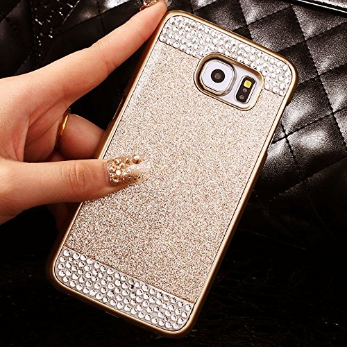 Funda Samsung Galaxy S6 SM-G920F Sunroyal C scara Caso Case Lujo Premium Bling Caja PC Dura Ultra Fina Cubierta Matt Glitter Piel Protectora Caja Shiny Back Estuche Bolso Luz Protective Skin Hard Back Ultraligero Glitter Shinning Cubierta de Shell Concha Caja -Oro Funda Samsung Galaxy S6 SM-G920F Sunroyal C scara Caso Case Lujo Premium Bling Caja PC Dura Ultra Fina Cubierta Matt Glitter Piel Protectora Caja Shiny Back Estuche Bolso Luz Protective Skin Hard Back Ultraligero Glitter Shinning Cubierta de Shell Concha Caja -Oro