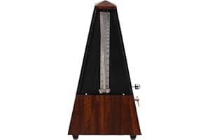 Pwshymi Metronomo meccanico, grande suono, metronomo accurato, funzionamento semplice, design classico per pianoforte per chitarra Regolatore