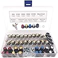 GTIWUNG 20Pcs B5K B10K B20K B50K B100K Ohm Potentiometer Knob Linear Potentiometer 3 Terminal Rotary Potentiometer with Cap Nuts and Washer for Arduino Raspberry Pi and Other Projects