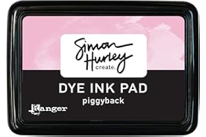 Simon Hurley Piggyback 617490 Dye Ink Pad Ranger Create Stempelkissen, Huckepack-Design, 6.9 x 9.8cm