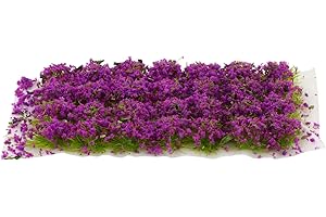 EXCEART War World Scenics Gras Gaming Base Blumen Grasbüschel Modellbau Tabletop Gelände Statische Grasbüschel Geländebau Miniatur Ornamente Eisenbahn Modellbahn Landschaftsbau Diorama Zubehör