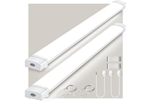 Lightasea Feuchtraumleuchte LED, 30W 3000LM LED Röhre 90CM Neutralweiß 4000K, IP66 Wasserfest Werkstattlampe LED Deckenleuchte für Garage Keller Werkstatt Feuchtraum Bad Büro Warenhaus Keller