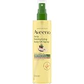 Aveeno Daily Moisturising Cocoa Vanilla Body Oil Spray (1 x 200ml) | Hydrating and Nourishing Formula for Sensitive Skin, For