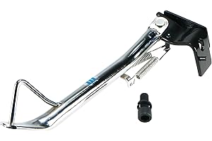 MOTOFORCE Soporte Moto Force Lateral para Yamaha Aerox/MBK Nitro, Cromo
