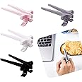 S.A.V.I 4pcs Finger Chopsticks for Gamers, Laptop Accessories, Snack Chopstick Clip, Chips Grabber Tool, Finger Tongs