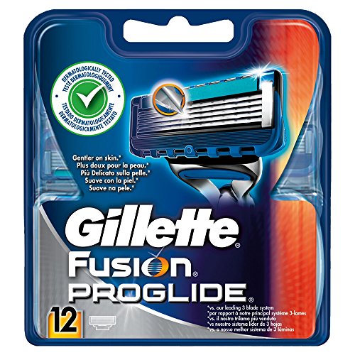 Gillette Fusion ProGlide Rasierklingen, 12 Stück