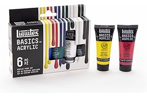 Liquitex Basics Acrylique Set 6X22ml Couleurs Primaires Row